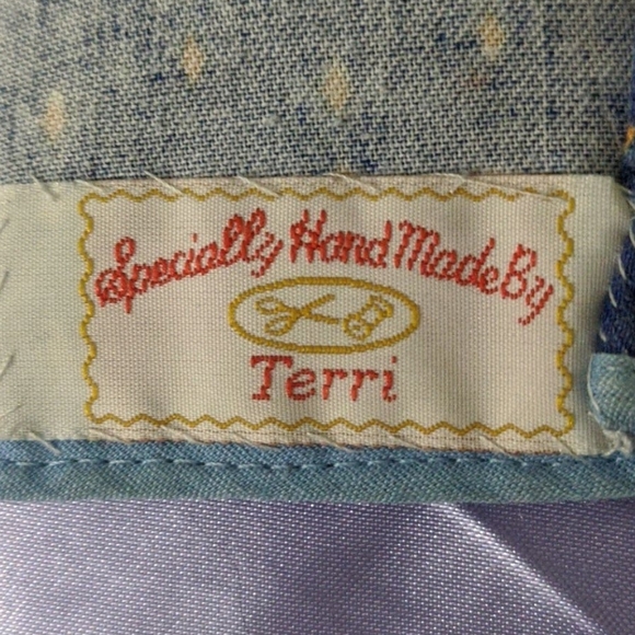 Hand made waitressing apron french material - Picture 4 of 4